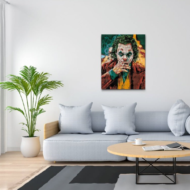 Joker-inspirerat Diamond Painting – mörkt och uttrycksfullt