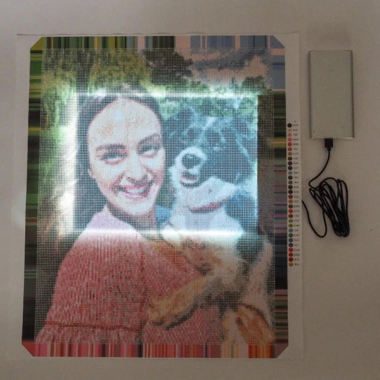 Premium LED-ljuskĂ€lla för pyssel och hantverk â justerbart ljus, ögonvĂ€nlig teknologi