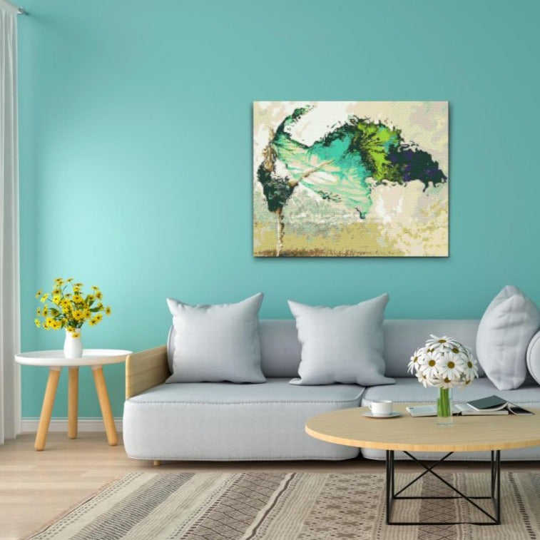 Dansmotiv i Diamond Painting – rörelse och grace