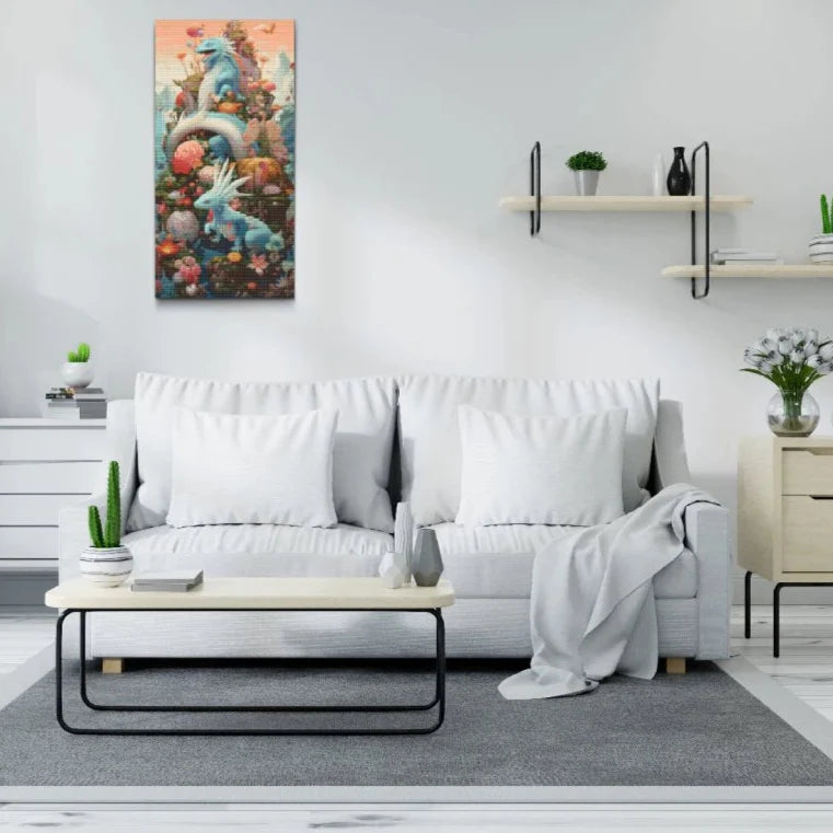 Mörk och magisk drakmålning – perfekt för fans av fantasy och äventyr