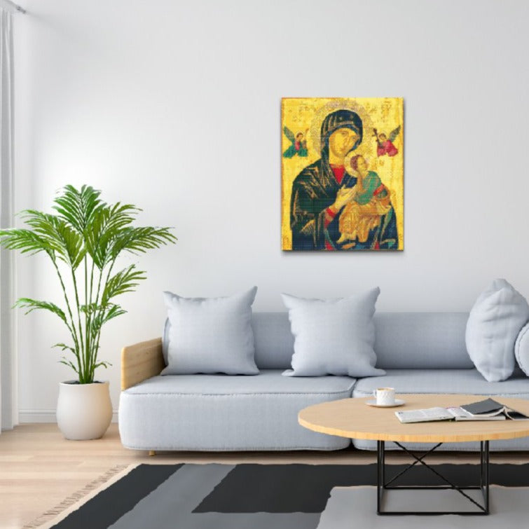 Religiöst motiv – Jungfru Maria i Diamond Painting