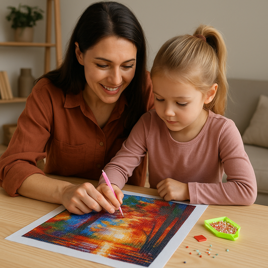 Fördelar med Diamond Painting: Skapa Lugnt och Kreativt på Samma Gång