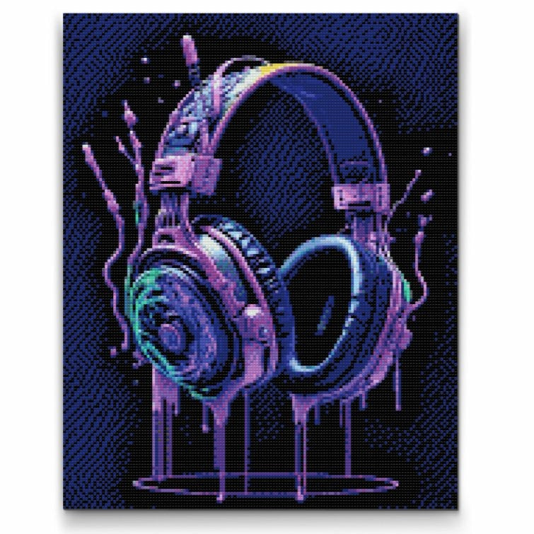 Diamond Painting av musikälskare – motiv med passion för musik