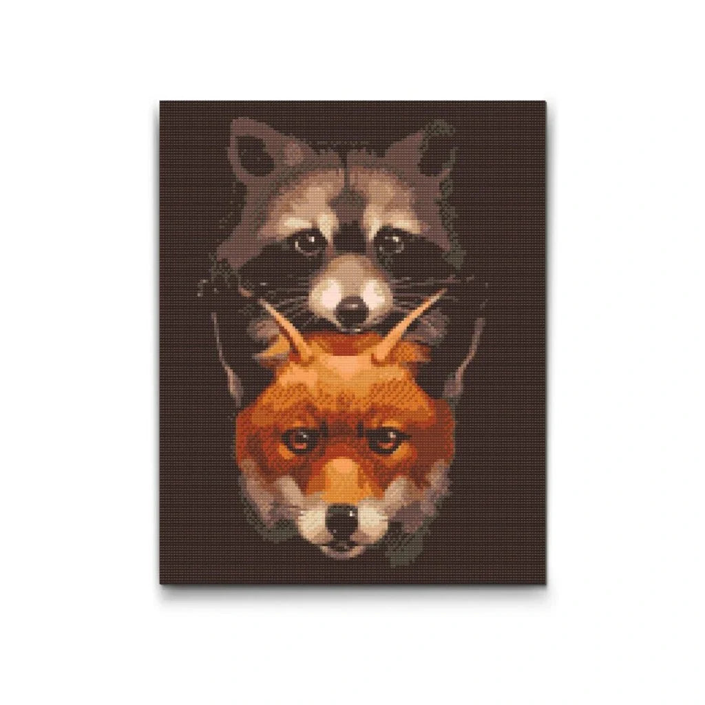 Fox and Raccoon