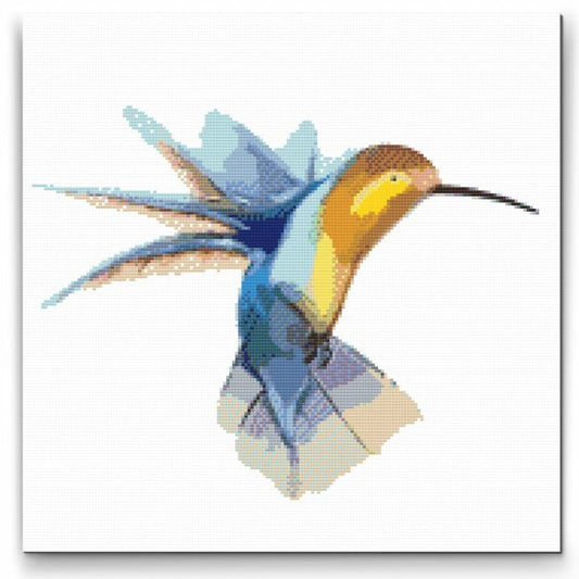 Diamond painting med kolibri – färgsprakande fågelmotiv att skapa själv

