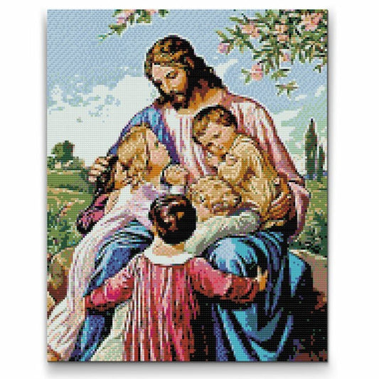 Diamond Painting av välsignelser – symboliskt och lugnande motiv