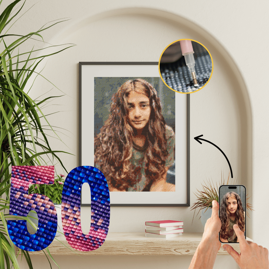 DIAMOND PAINTING FRÅN EGET FOTO – Skapa Din Egen Glittrande Tavla
