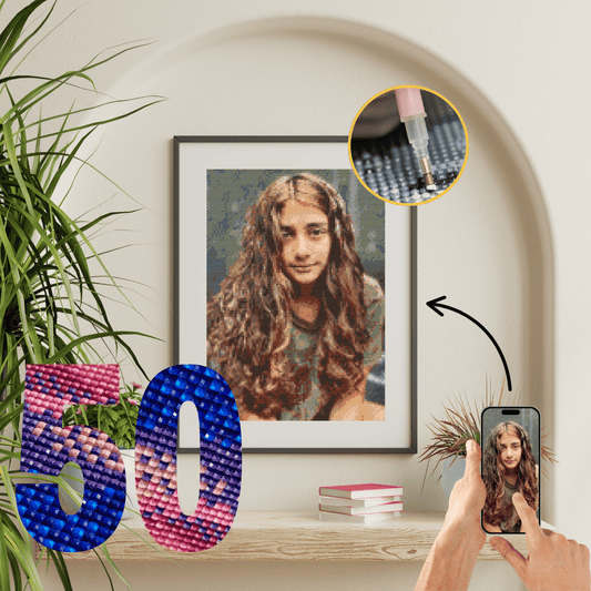 DIAMOND PAINTING FRÅN EGET FOTO – Skapa Din Egen Glittrande Tavla