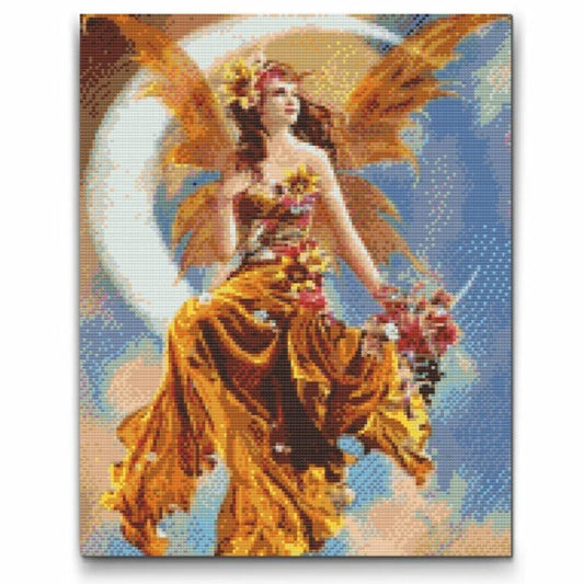 Diamond Painting av höstfe – magiskt motiv i höstfärger