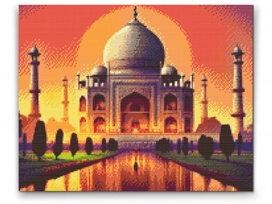 Diamond Painting av Taj Mahal – romantiskt och ikoniskt motiv